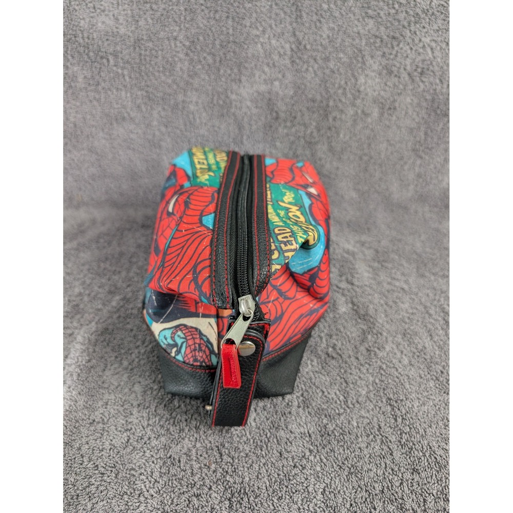 Marvel Spider-Man Comic Toiletry Bag Makeup Pouch Travel Case - Picture 3 of 8